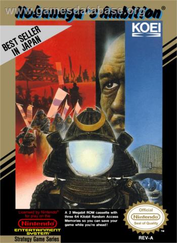 Cover Nobunaga's Ambition for NES